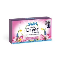 Swirl Tumble Dryer Spring Fresh - 35 Sheets