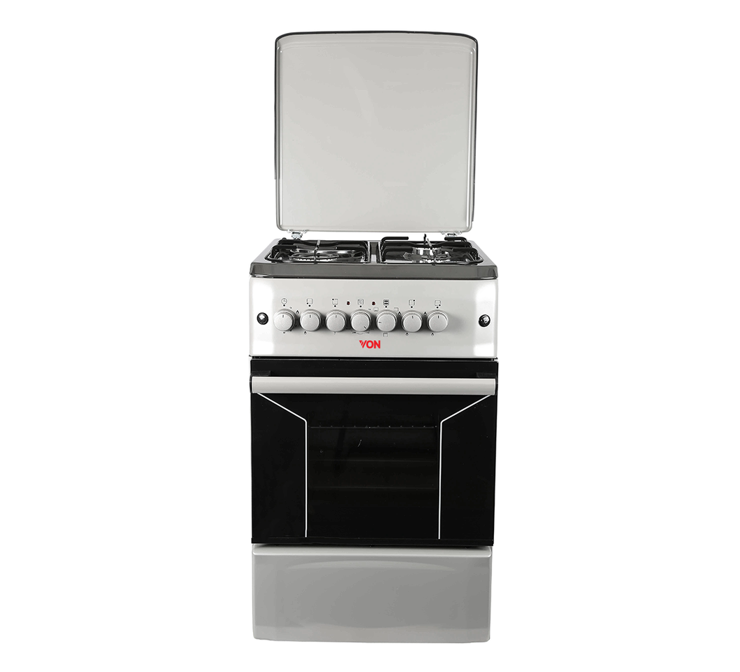 VON Cooker 3 Gas +1 Electric VAC5F031PS Silver hotpoint.co.ke