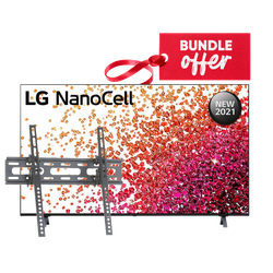 LG 50" Smart 50NANO75VPA NanoCell TV 4K UHD + Get Von LCD Mount (47"-90")