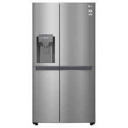 LG GC-L257JLXL Side by Side Refrigerator, 634 L - Smart Inverter Compressor, Water Dispenser, Multi Air Flow