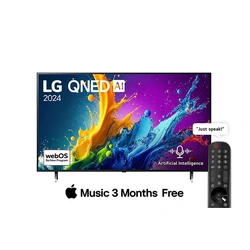 LG 65" 65QNED80T6B QNED TV 4K - WebOS24, Magic Remote, HDR10