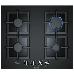 Bosch PPP6A6I40O Built In Hob 4 Gas  60CM - Black