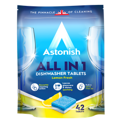 Astonish All in One Dishwasher Tablets - 42 Tablets
