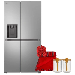 LG GC-L257KLKW Side by Side Fridge, 641L – Linear Cooling, Smart Inverter Compressor