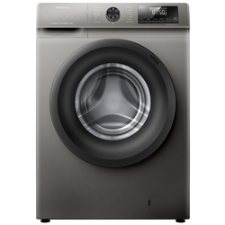 Hisense WFQP8014EVMT Front Load Washing Machine, 8KG - Silver