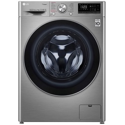 LG F4V5VYP2T Front Load Washing Machine, 9KG - Silver