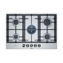 Bosch PCQ7A5B90 Series 6 Gas hob 75cm Stainless steel