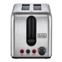 Black and Decker ET244-B5 2 Slice Toaster - Stainless Steel