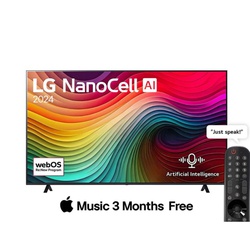 LG 55" 55NANO80T6A NanoCell TV 4K - WebOS24, Magic Remote, HDR10 Pro