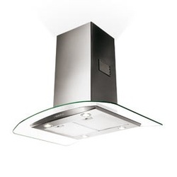 Faber EG8 X/V A90 Tratto Isola Chimney Island Hood - Stainless steel