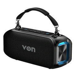 VON VPS20X5LEKIPX5 Bluetooth Portable Speaker IPX5 Waterproof 20W RMS