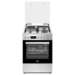 SIMFER Cooker 3 Gas + 1 Electric - F6316SEWIM, Inox Grey