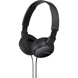 Sony MDR-ZX110AP Wired On-Ear Headphones - Black