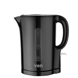 Von VKCL17CDB Cordless Kettle - 1.7L, Black