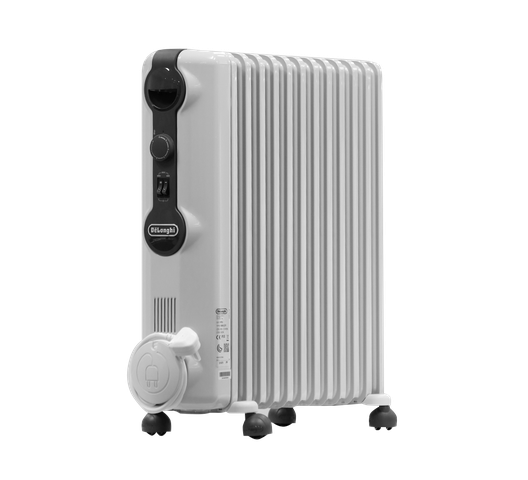 Delonghi TRRS1225 Oil Filled Radiator Heater 12 Fin White