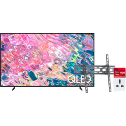Samsung 55'' Smart TV QA55Q60BAUXKE QLED 4K + Get a FREE Von VXB65TFAB LCD Mount (37"-65") - Tilt + Von VXV13ABBP 13 AMPS Volt Protector with USB