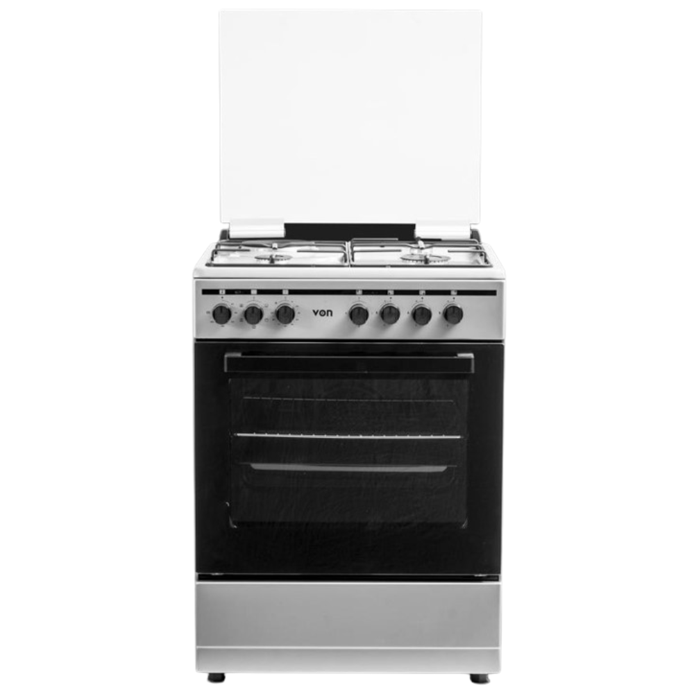 VON Cooker Gas Electric oven VCF664061FSX Cast Iron Semi