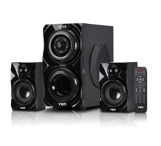 VON 2.1CH VSW0802BEK Subwoofer 80W