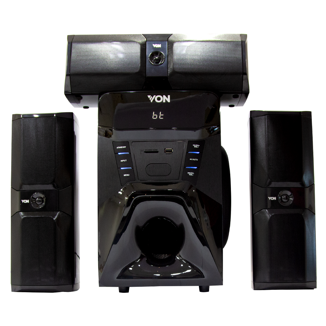 VON 3.1CH VES1663ES Subwoofer 166W RMS, Bluetooth