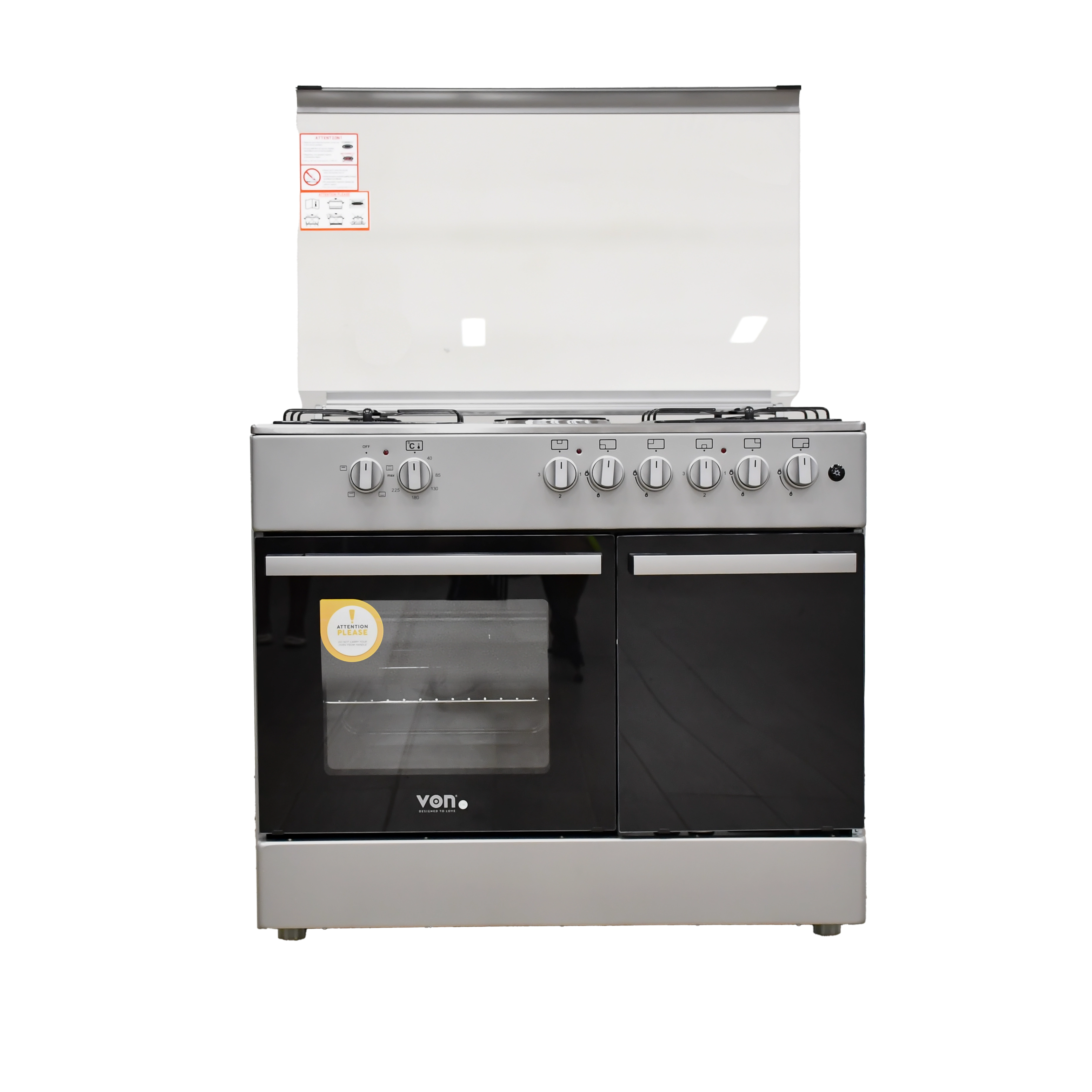 Von Cooker 4 Gas + 2 Electric